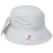 Wholesale - 4-6X GIRLS TODDLER WHITE BUCKET HAT, UPC: 193242947070